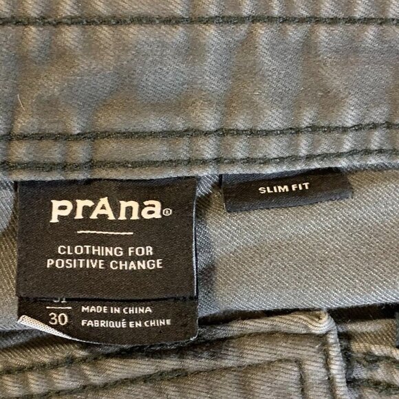 Prana Men's Bridger Slim Fit Cotton Stretch Five Pocket Denim Jean Size 31x30 - Picture 7 of 14